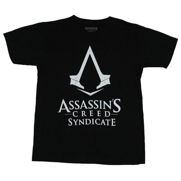 New! Assassin's Creed Syndicate Logo T-Shirt Ubisoft Videogame - Picture 1 of 2
